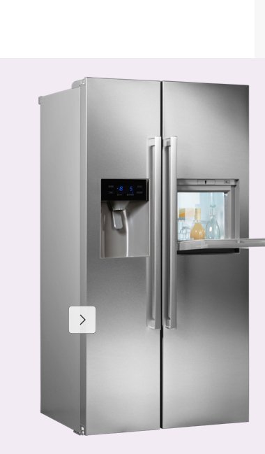 Side-by-Side Kühlschrank mit Eiswürfelspender