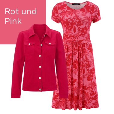 Rot und Pink