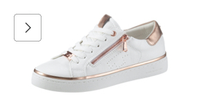 Sneaker mit Gold