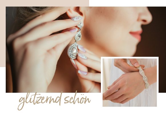 Glitzernd schön