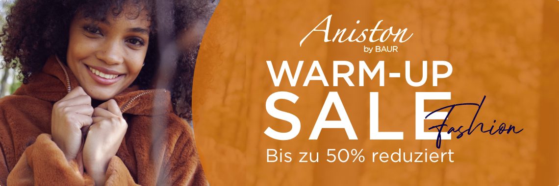 Aniston Warm up Sale