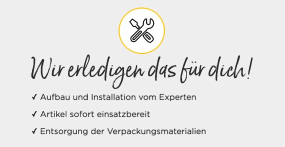 Aufbau-Installationsservice