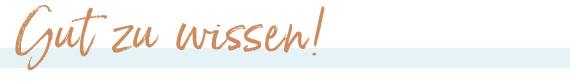Gute zu wissen