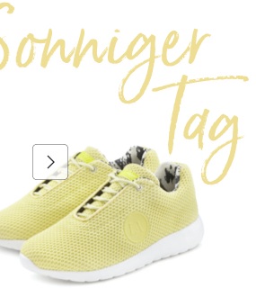 Gelbe Schuhe