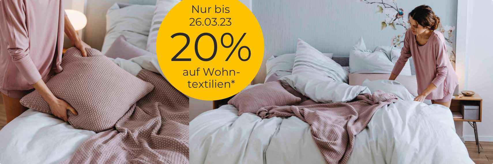 20% auf Wohntextilien*