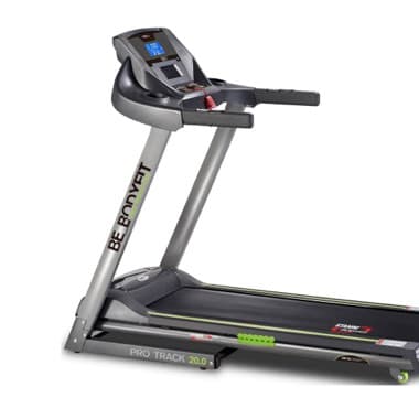 Be BodyFit Pro Track 20.0 – Laufband mit digitalem Display und Pulsmessern